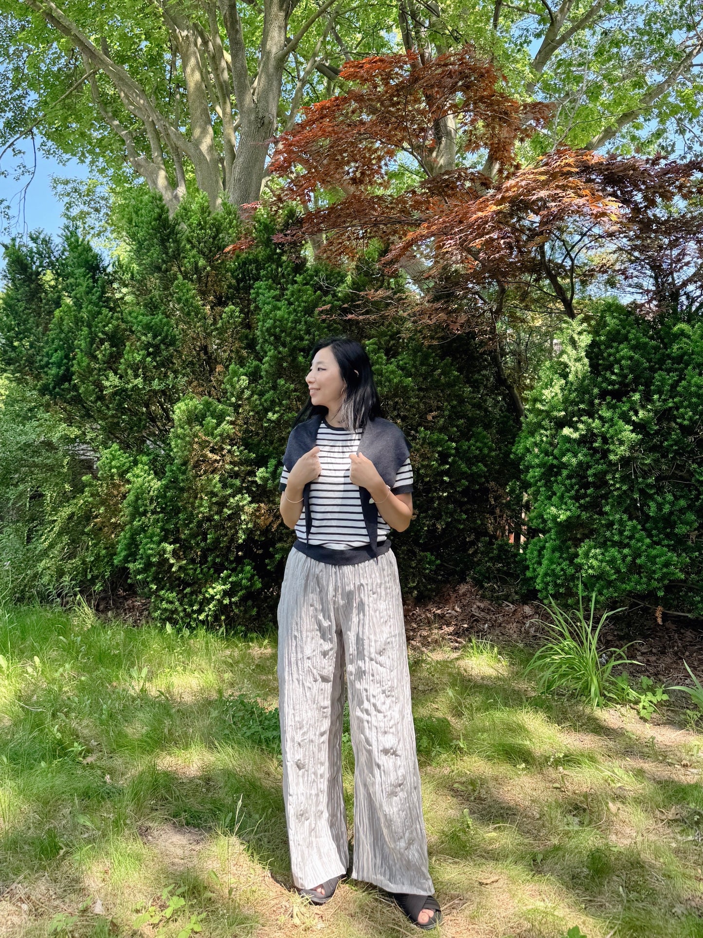 Marin Striped Knit Top