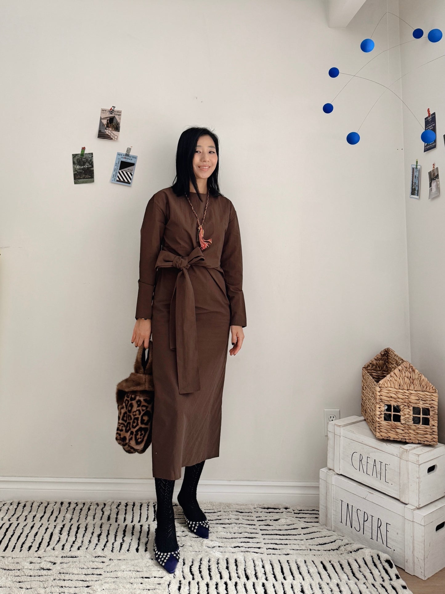 Dolman Wrap ops(brown, ivory,black )
