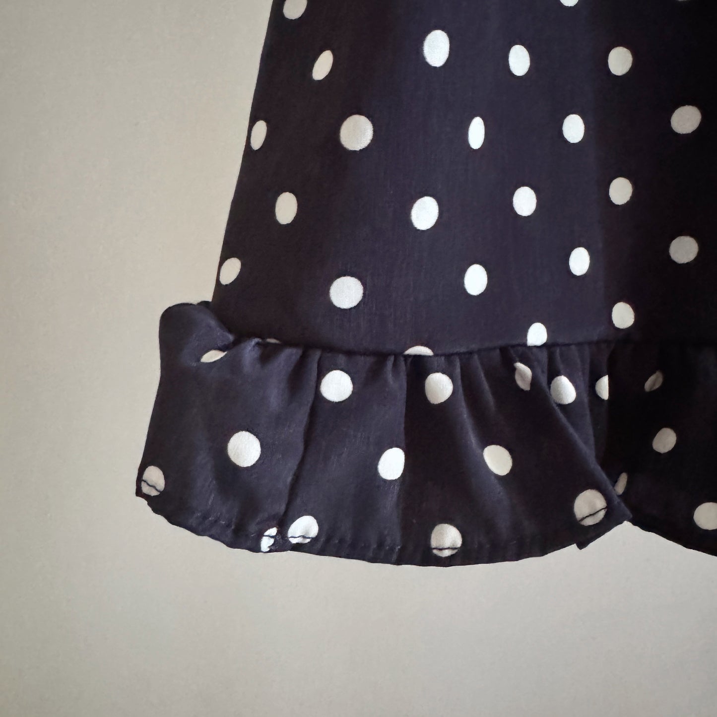 Dot frill skirt
