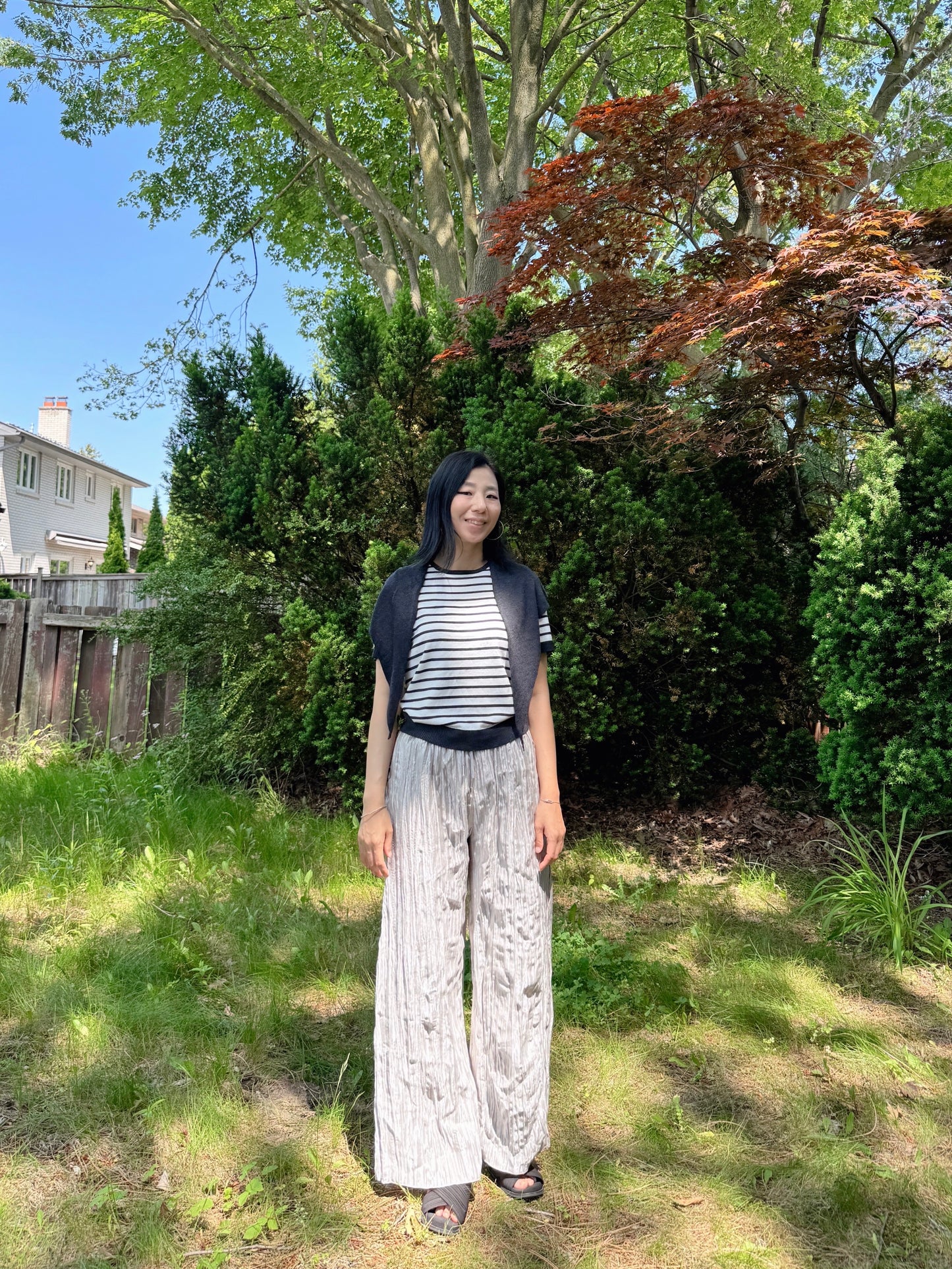 Marin Striped Knit Top