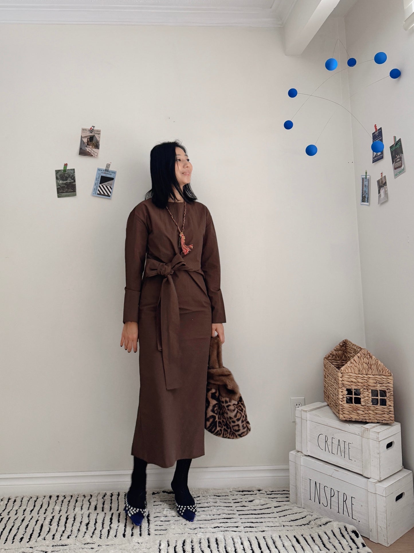 Dolman Wrap ops(brown, ivory,black )