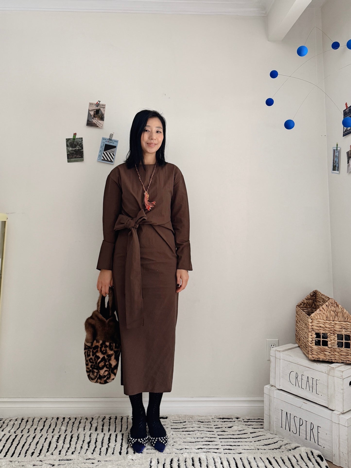 Dolman Wrap ops(brown, ivory,black )