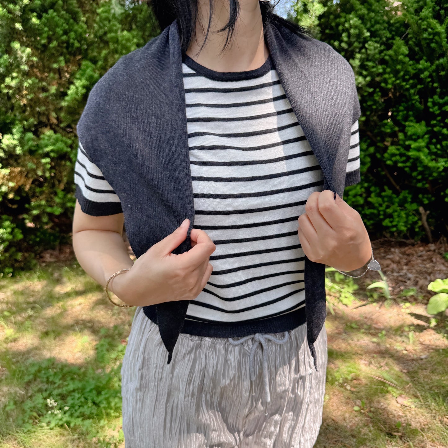 Marin Striped Knit Top