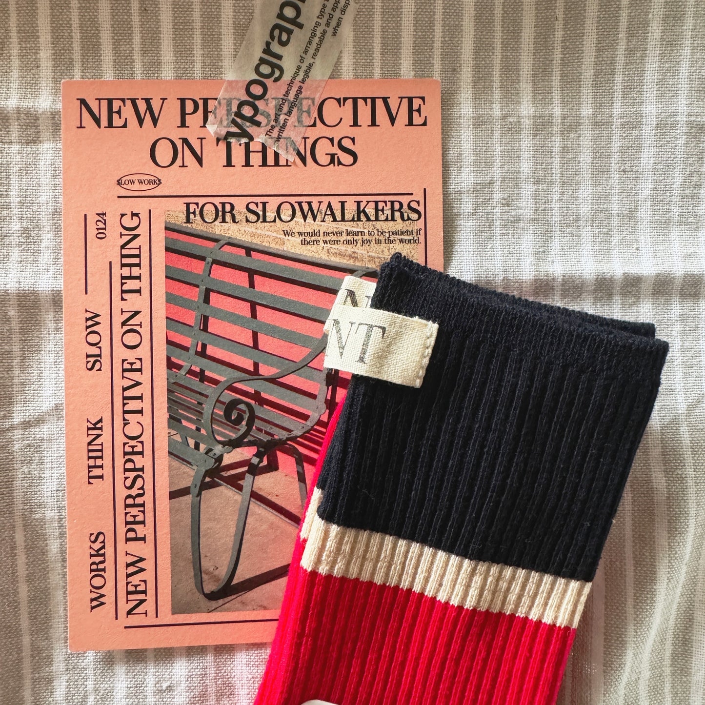 french socks (Black, navy, red, khaki)