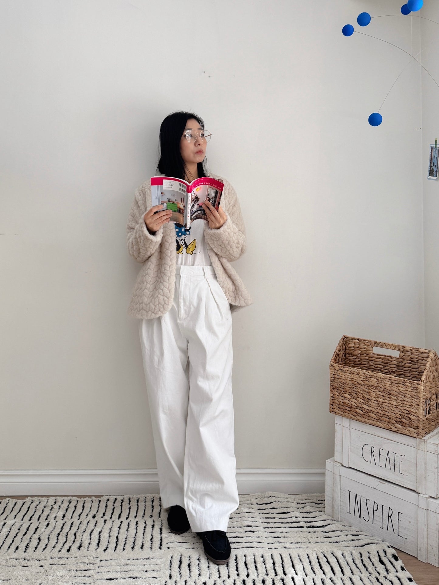 Misty mood faux fur jacket ( ivory, gray, brown)