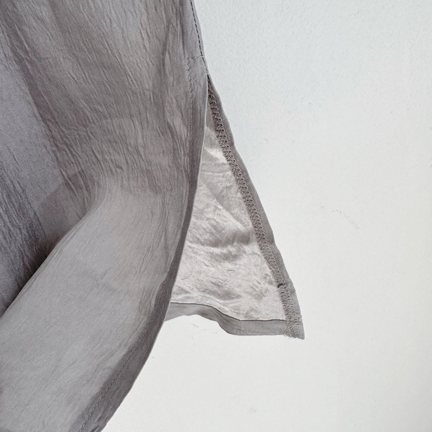 Glossy Banding Skirt (blue,brown,grey)