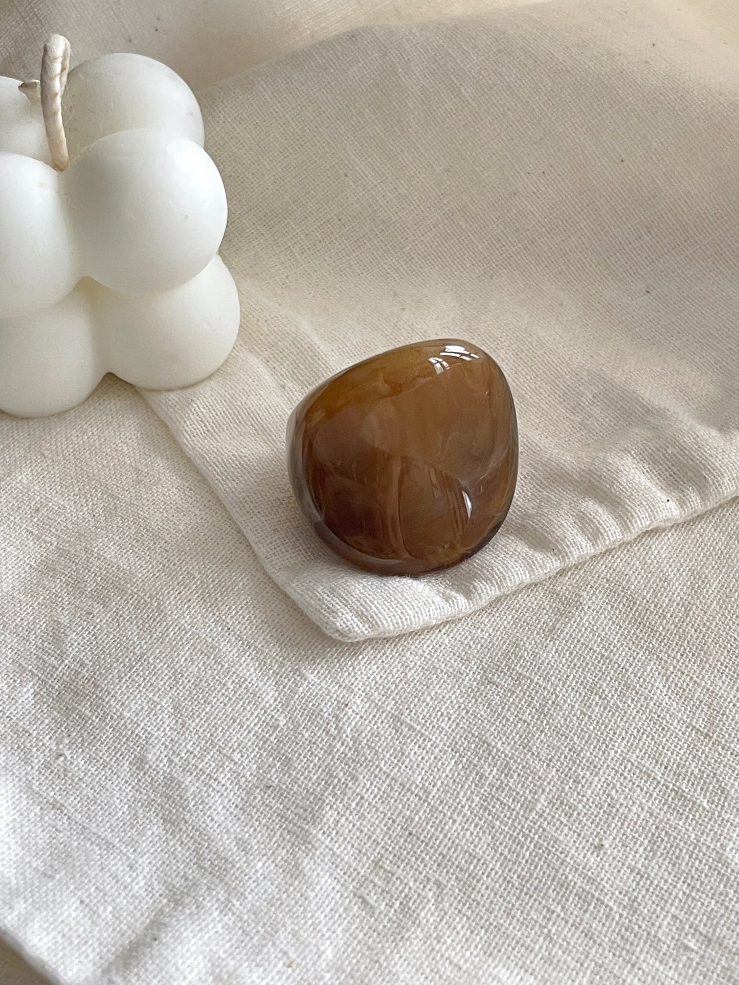 Bold Formica Ring (Green,Brown, Black)