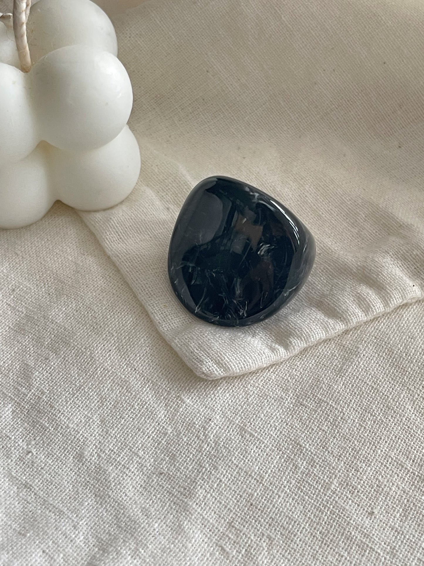 Bold Formica Ring (Green,Brown, Black)