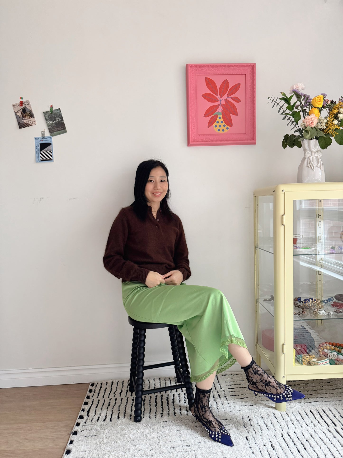 lace banding skirts (Green, Black)