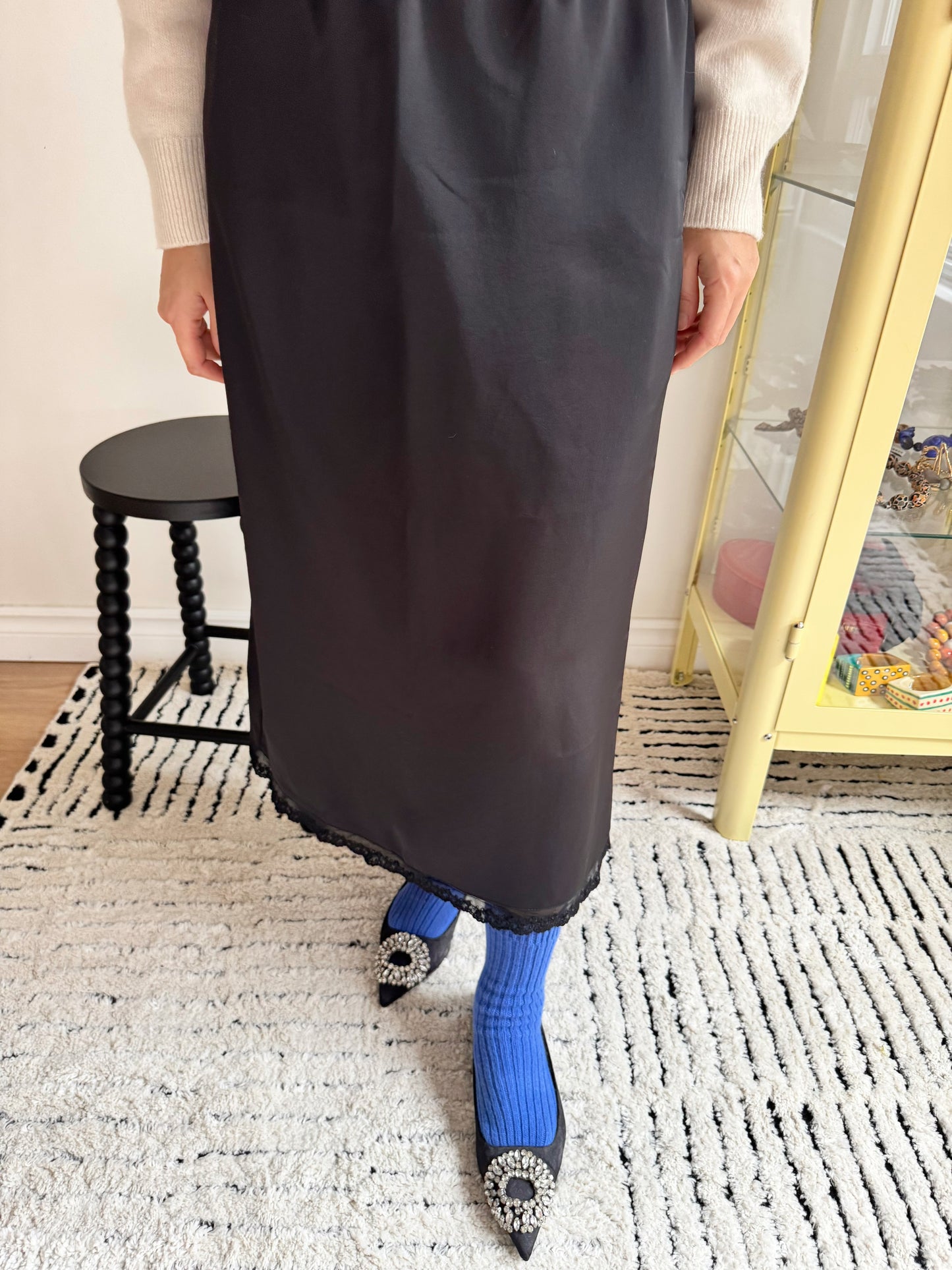 lace banding skirts (Green, Black)