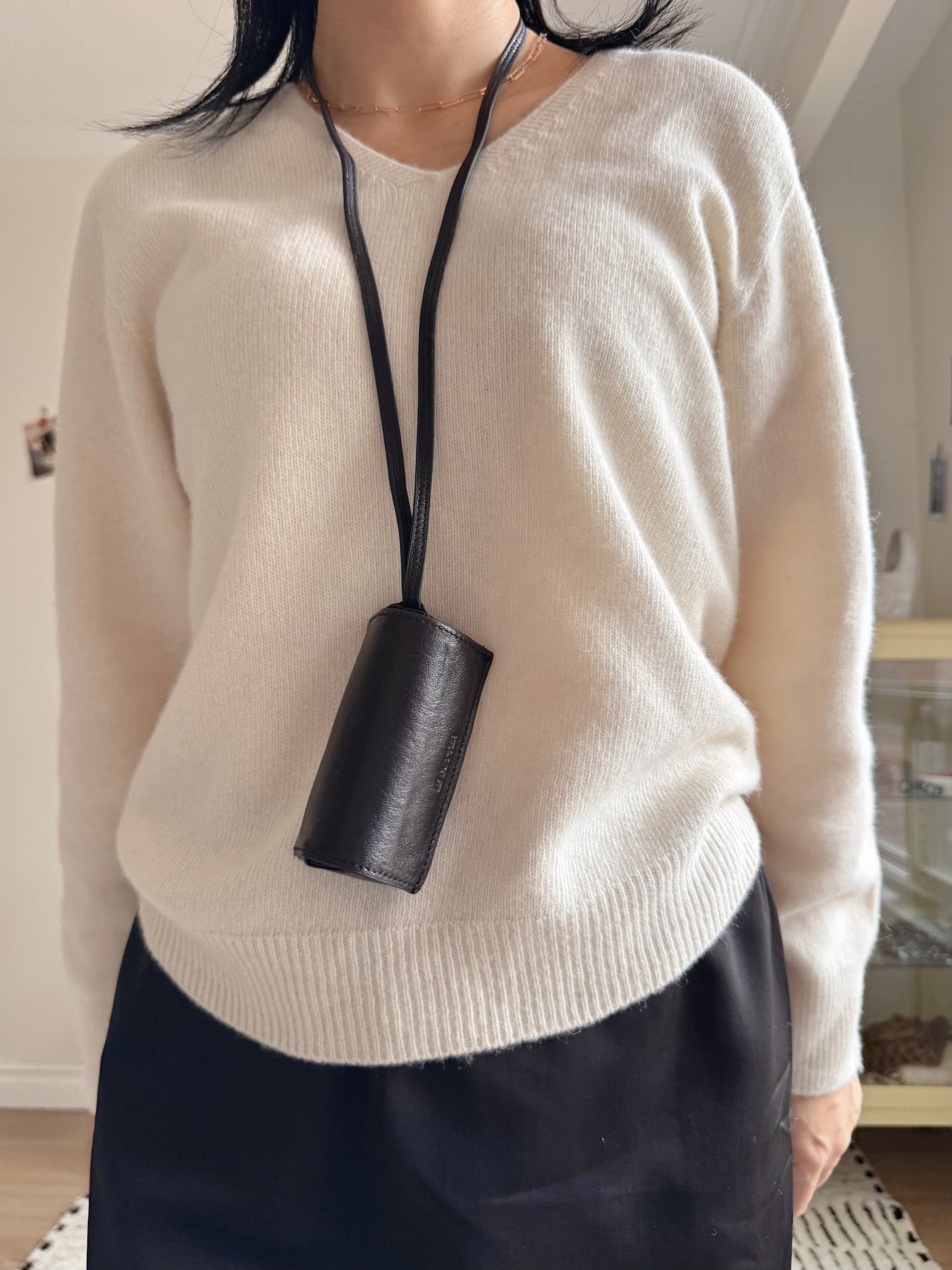 Lambskin Lipstick Necklace