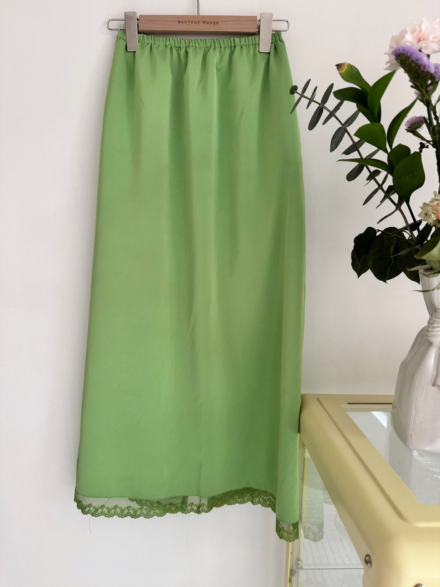 lace banding skirts (Green, Black)