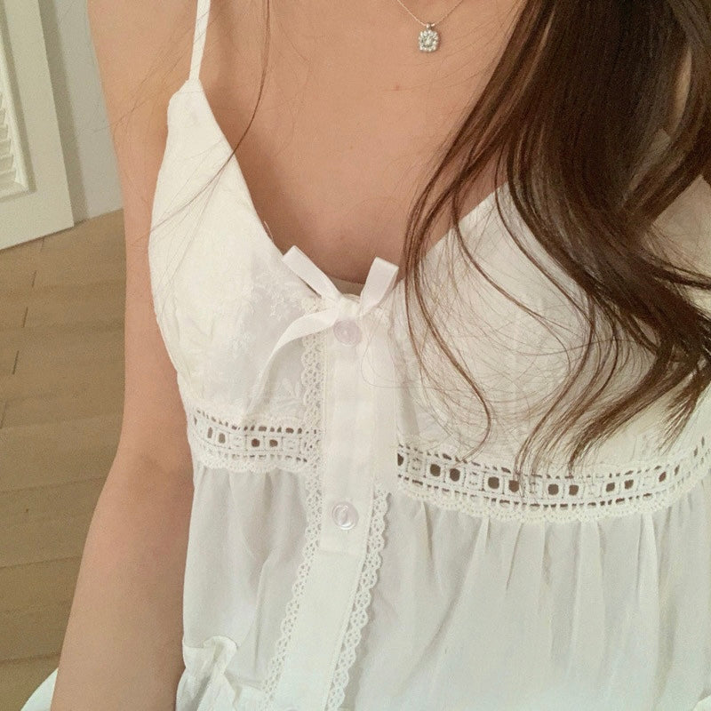 Eyelet Cotton Pajama Set