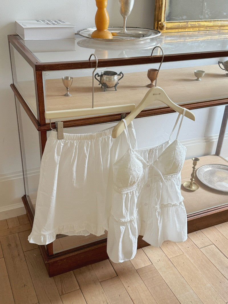 Eyelet Cotton Pajama Set