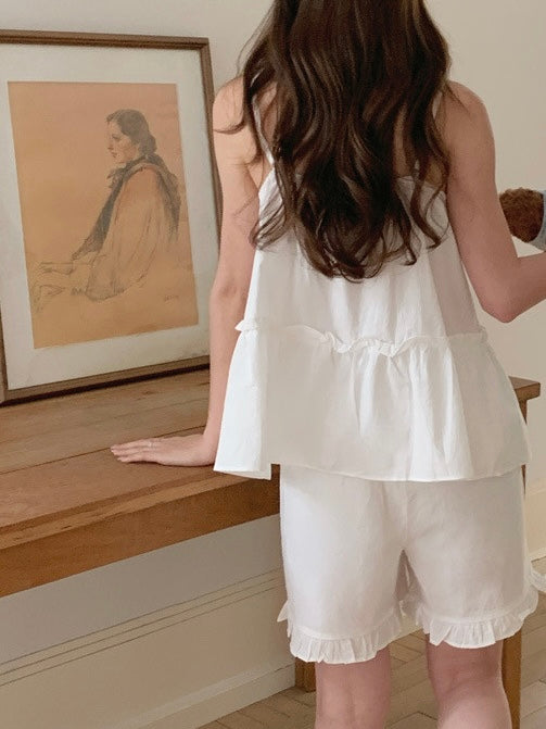 Eyelet Cotton Pajama Set