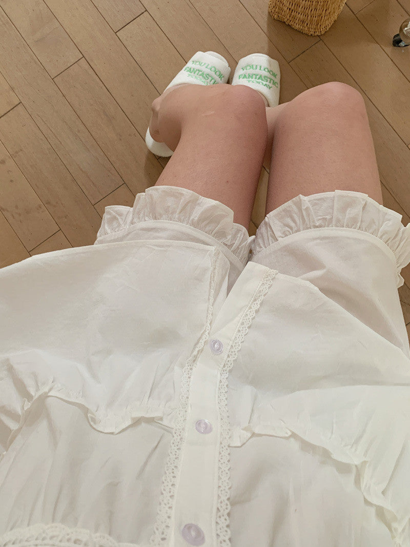 Eyelet Cotton Pajama Set