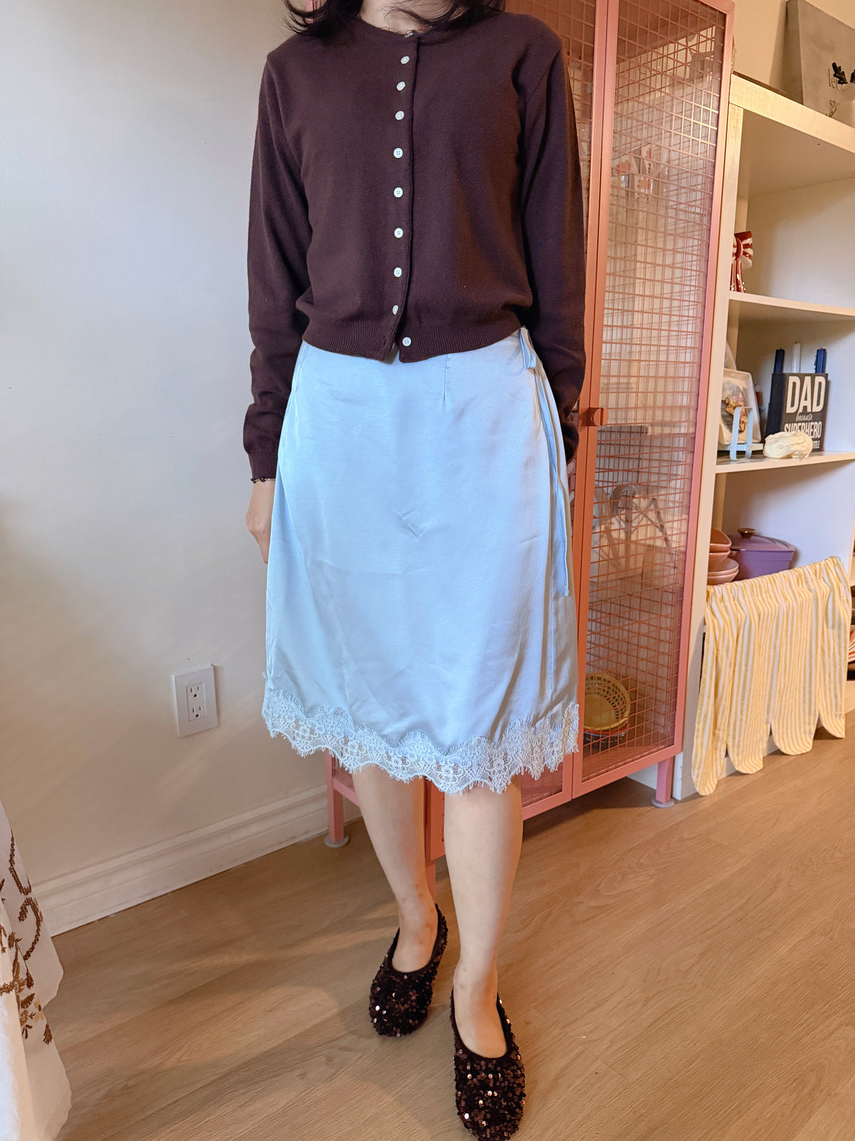 SOFT CASHMERE TOUCH CARDIGAN (Navy, Gray, Brown, Pink)