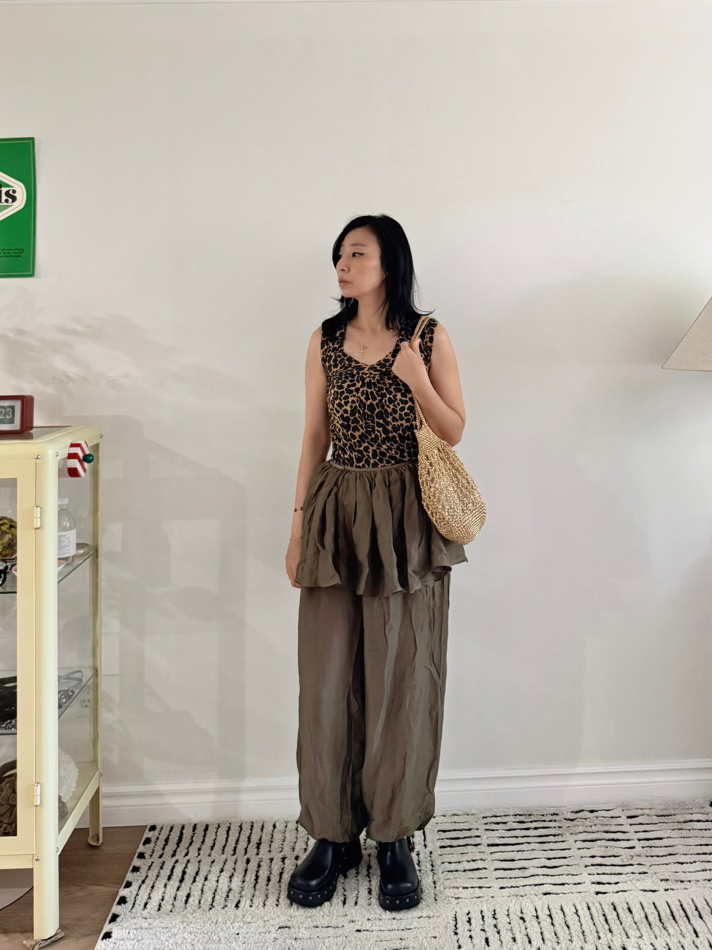 Lumi Crochet Net Bag(Gold, Silver )