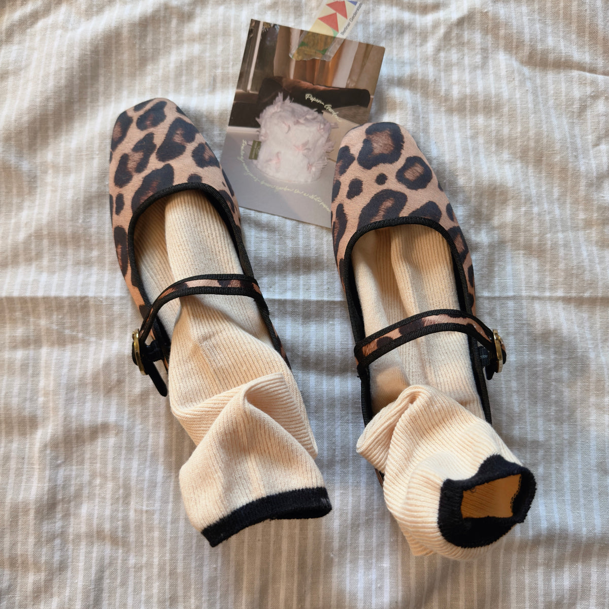 COLOR BLOCK RIBBED SOCK (Black,Ivory,Brown)