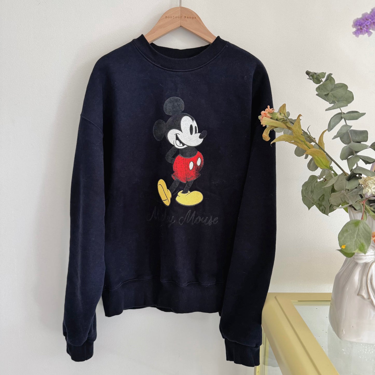 Vintage Micky Sweatshirt (Gray,Navy,beige)
