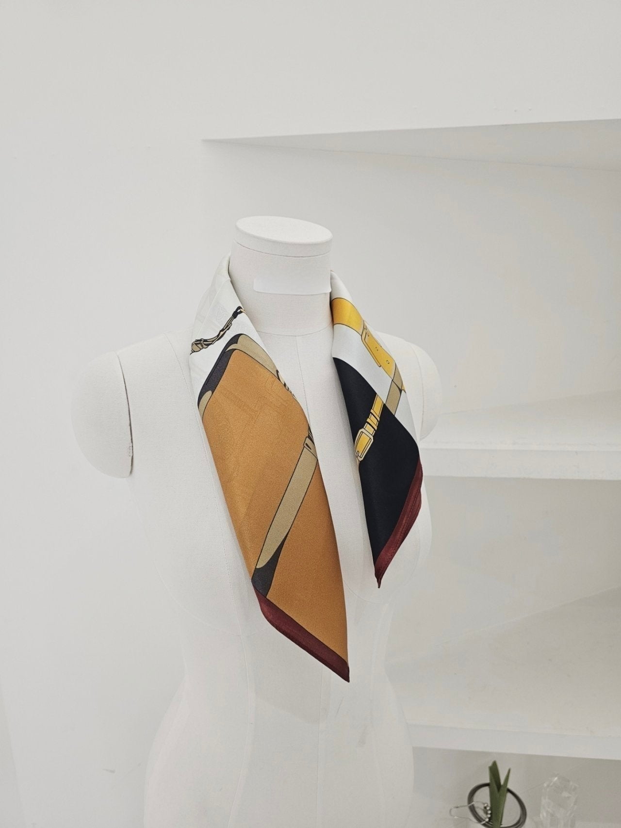 100% silk Heritage Belt Square Scarf