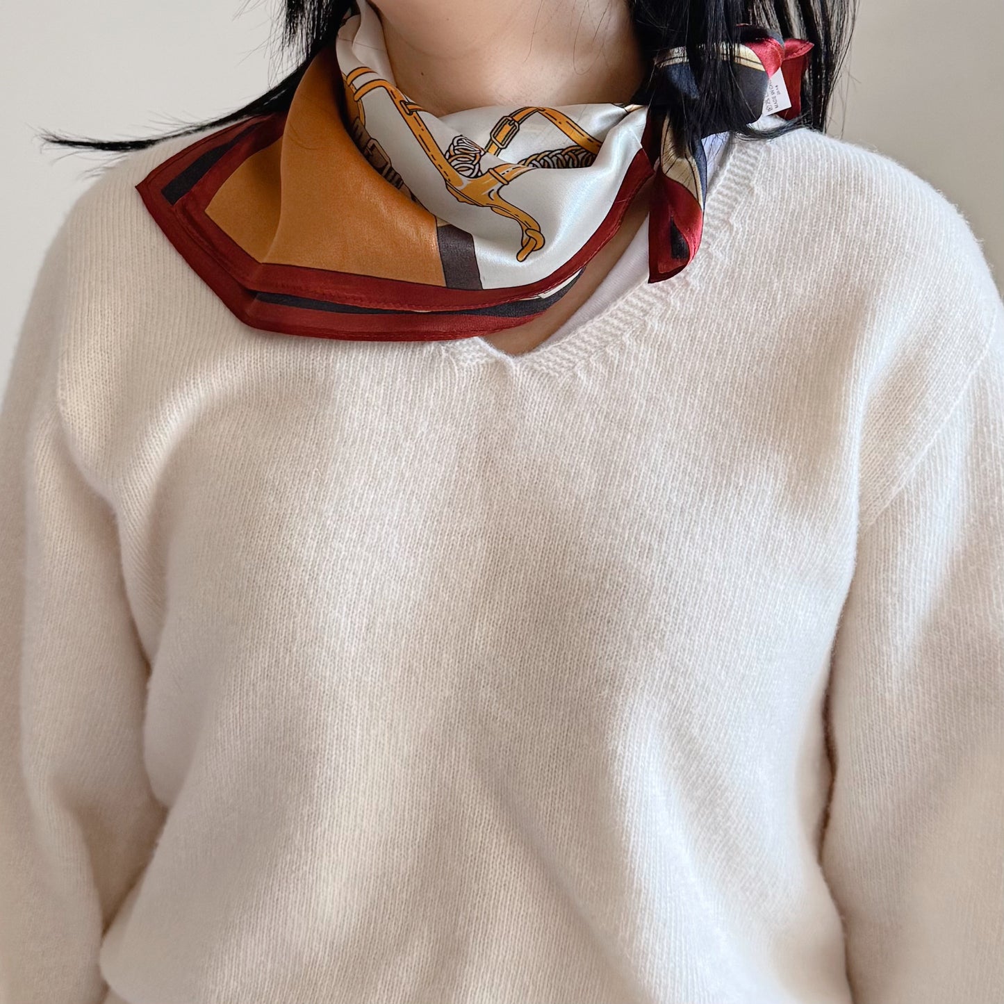 100% silk Heritage Belt Square Scarf