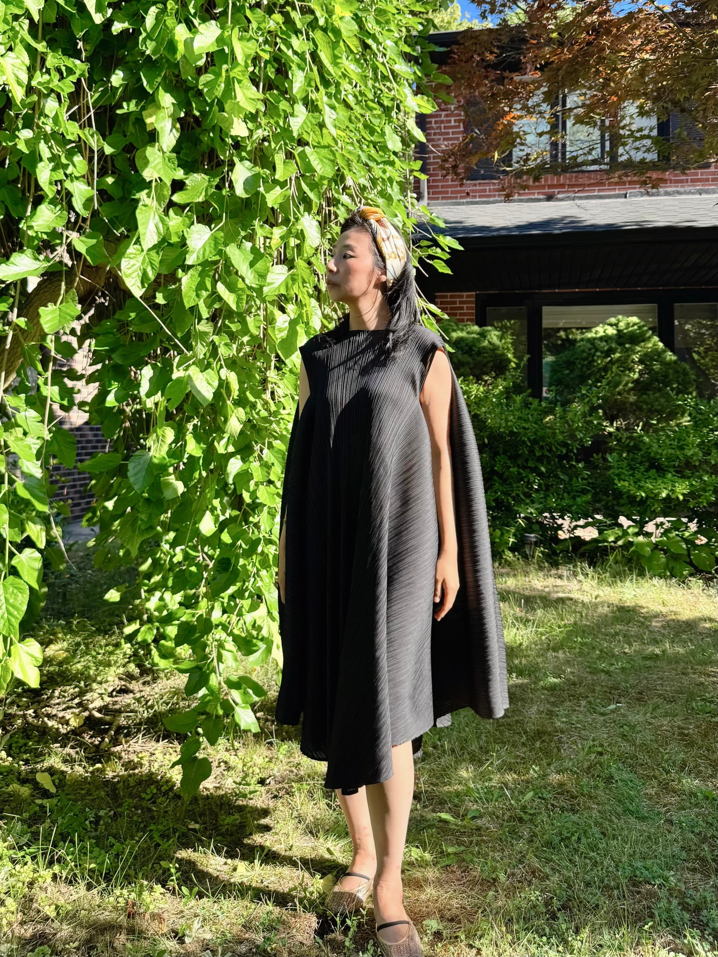 Pleated Avant-Garde Dress