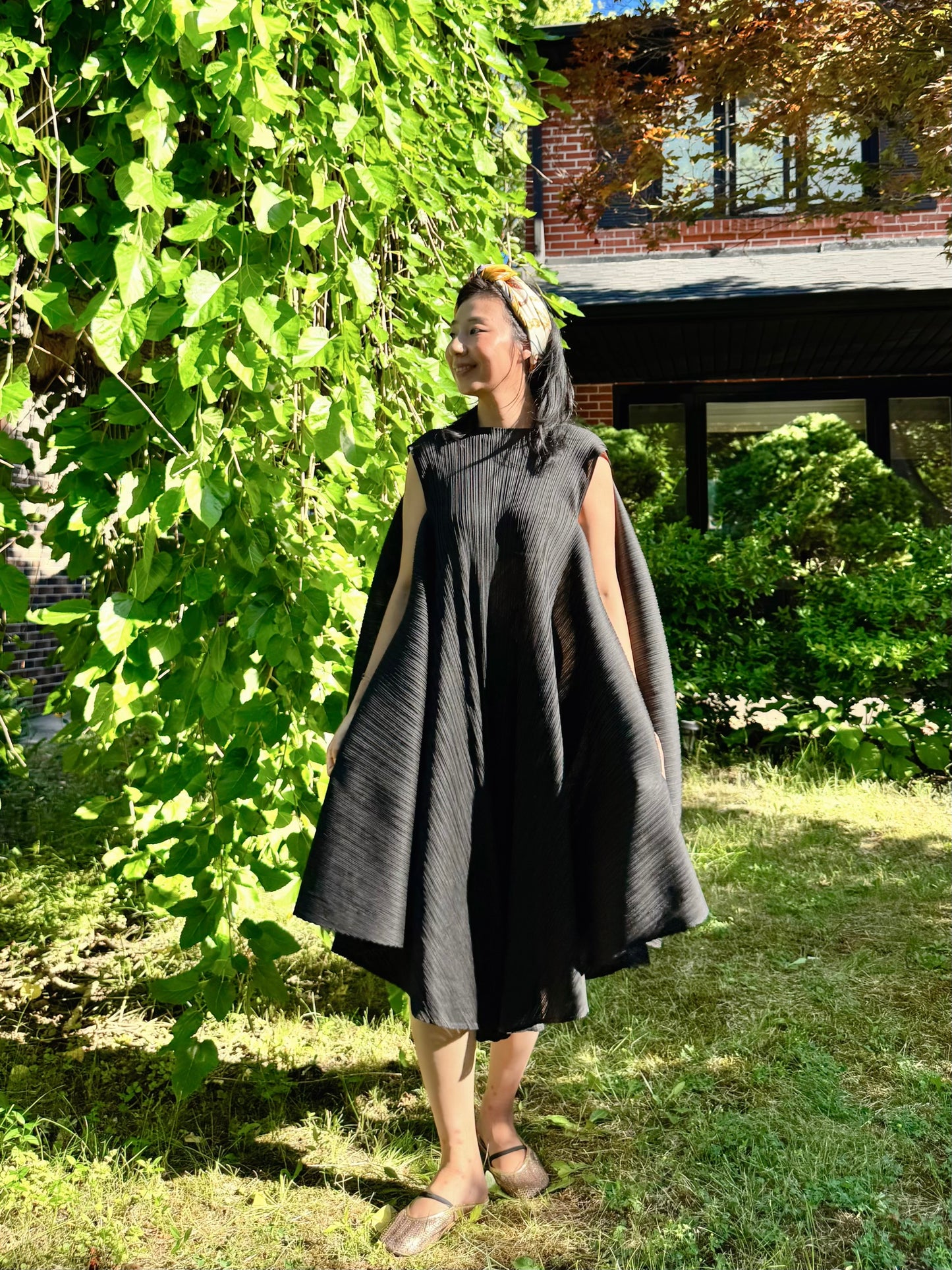 Pleated Avant-Garde Dress