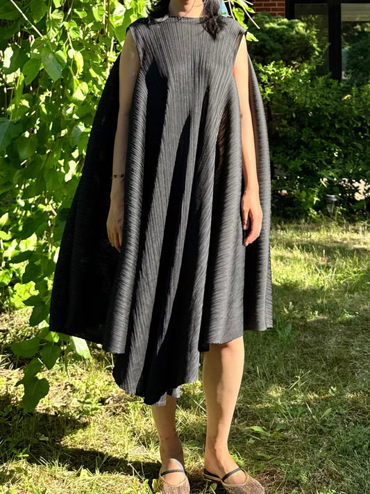 Pleated Avant-Garde Dress