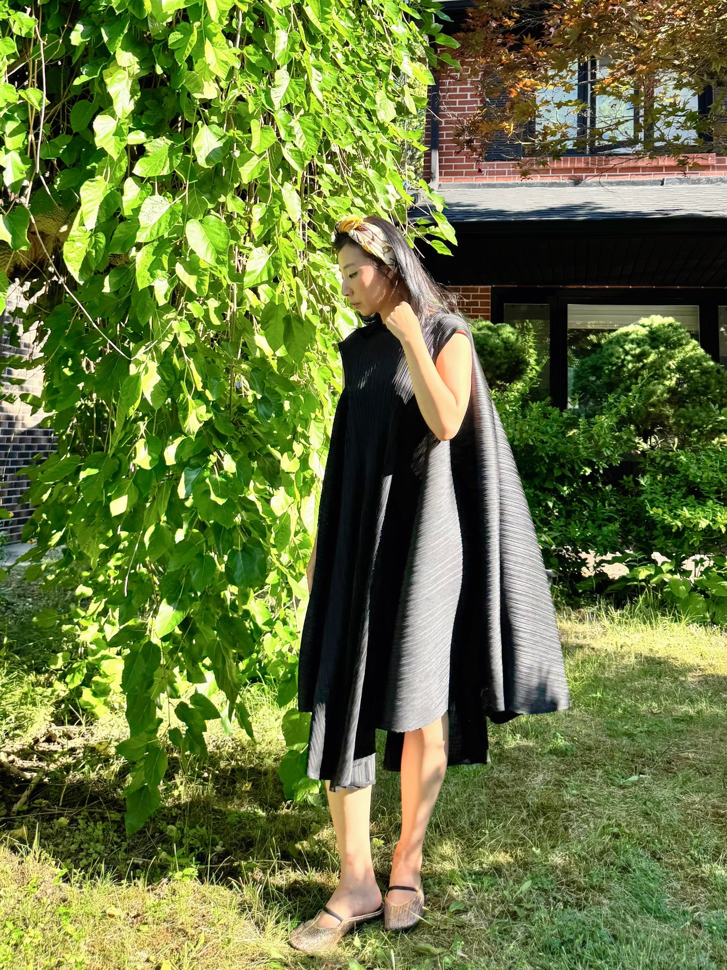 Pleated Avant-Garde Dress