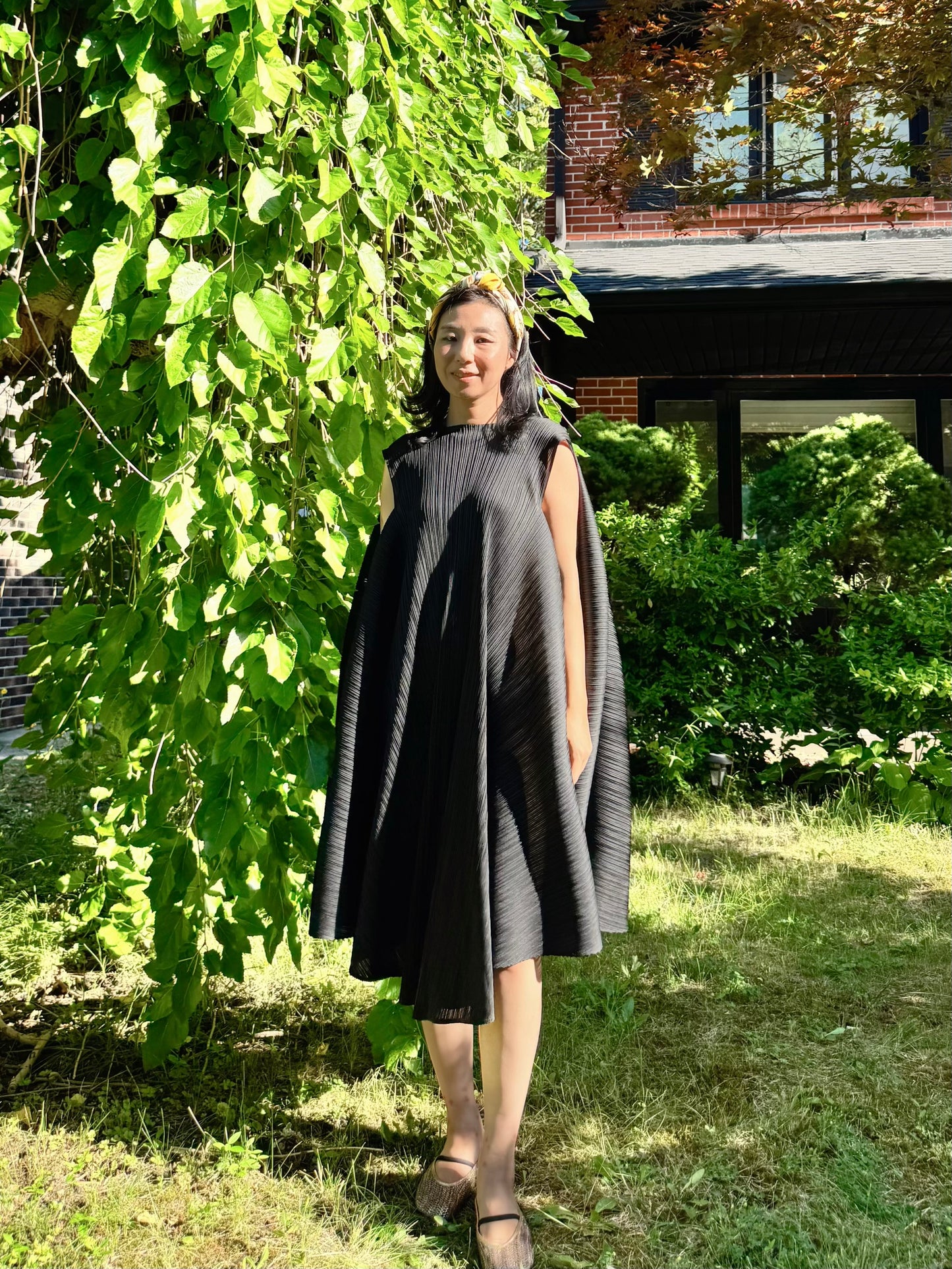 Pleated Avant-Garde Dress