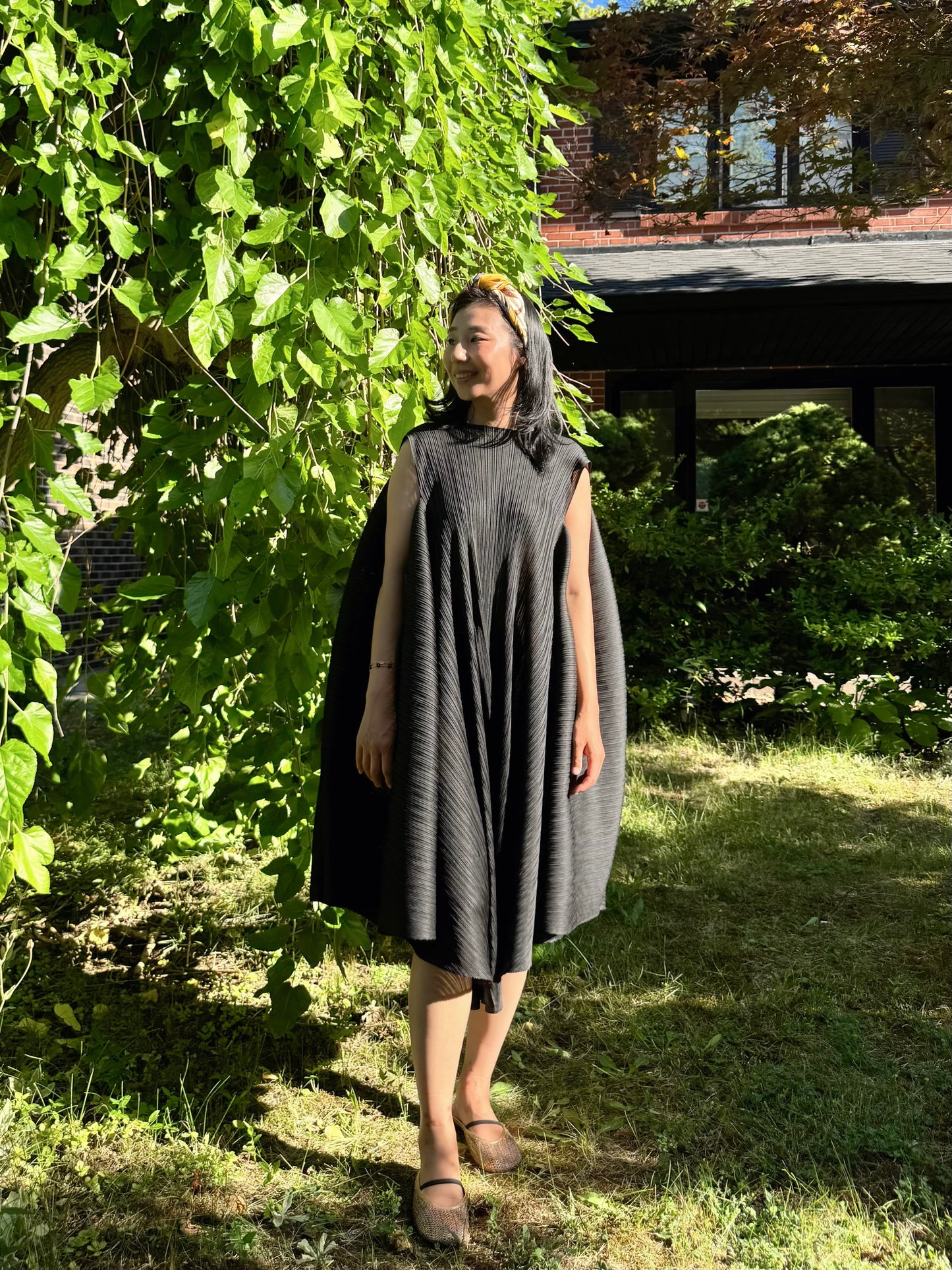 Pleated Avant-Garde Dress