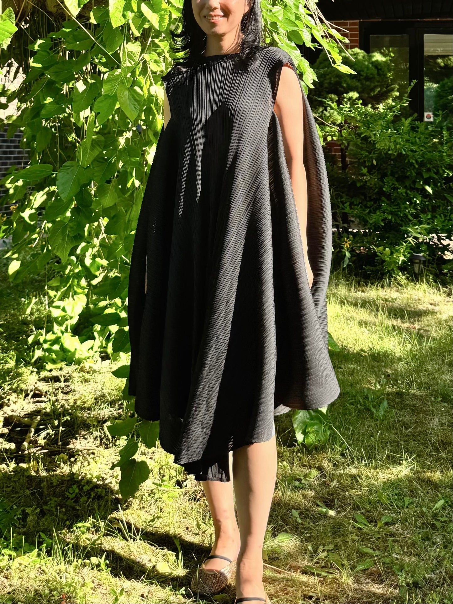Pleated Avant-Garde Dress