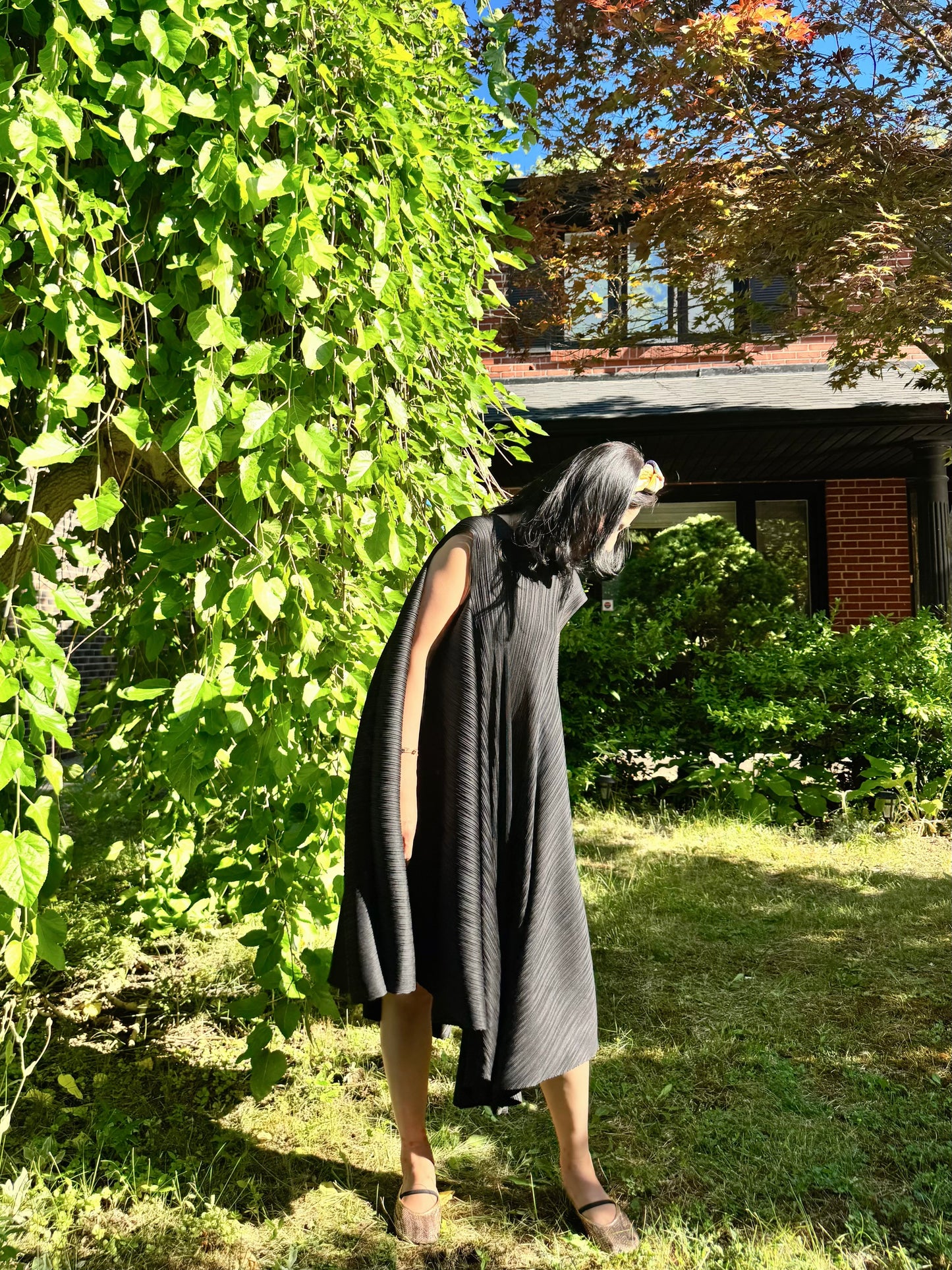Pleated Avant-Garde Dress