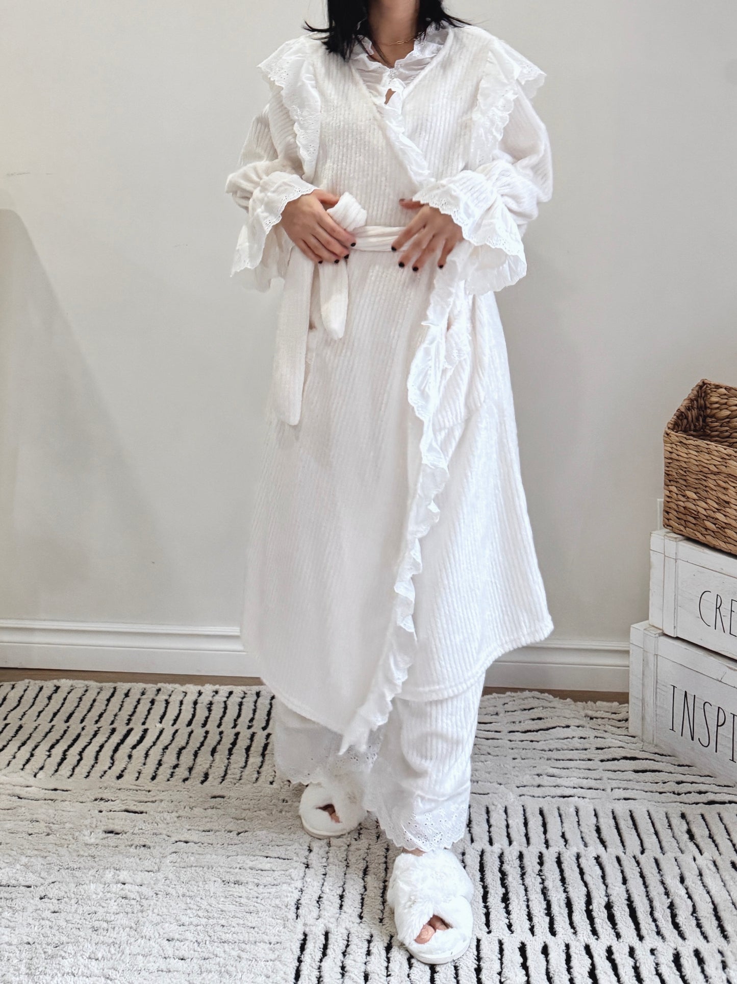 Ruffle Robe & pants