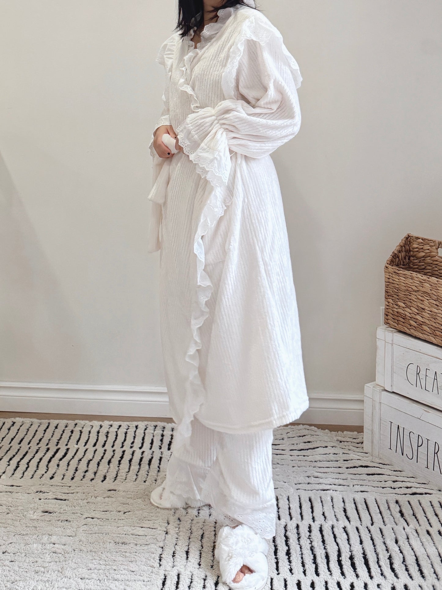 Ruffle Robe & pants