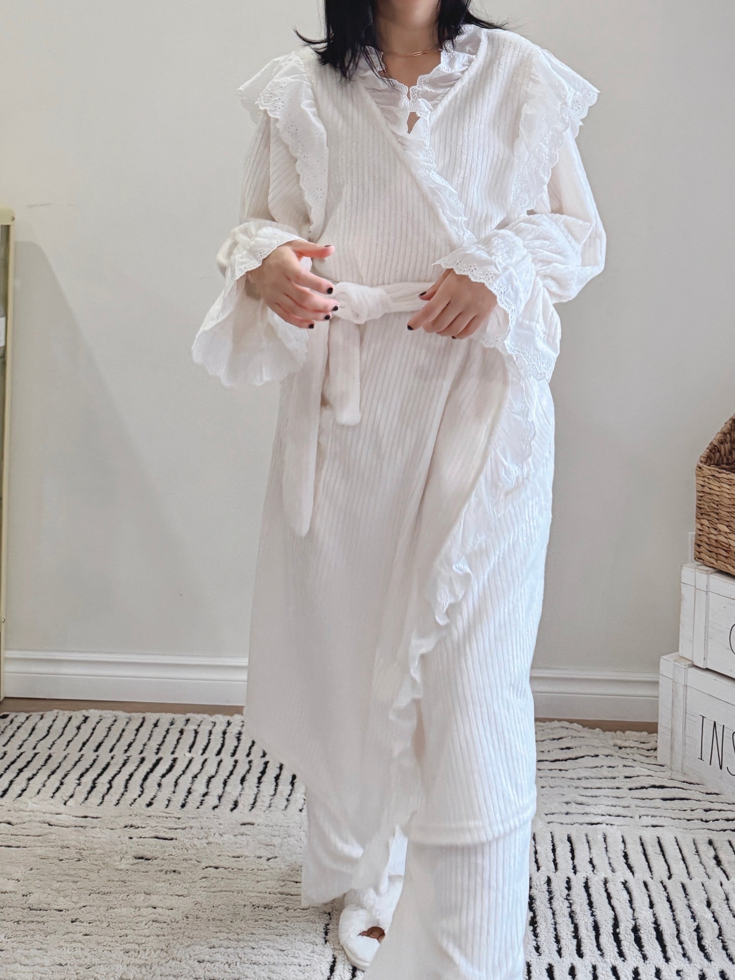 Ruffle Robe & pants