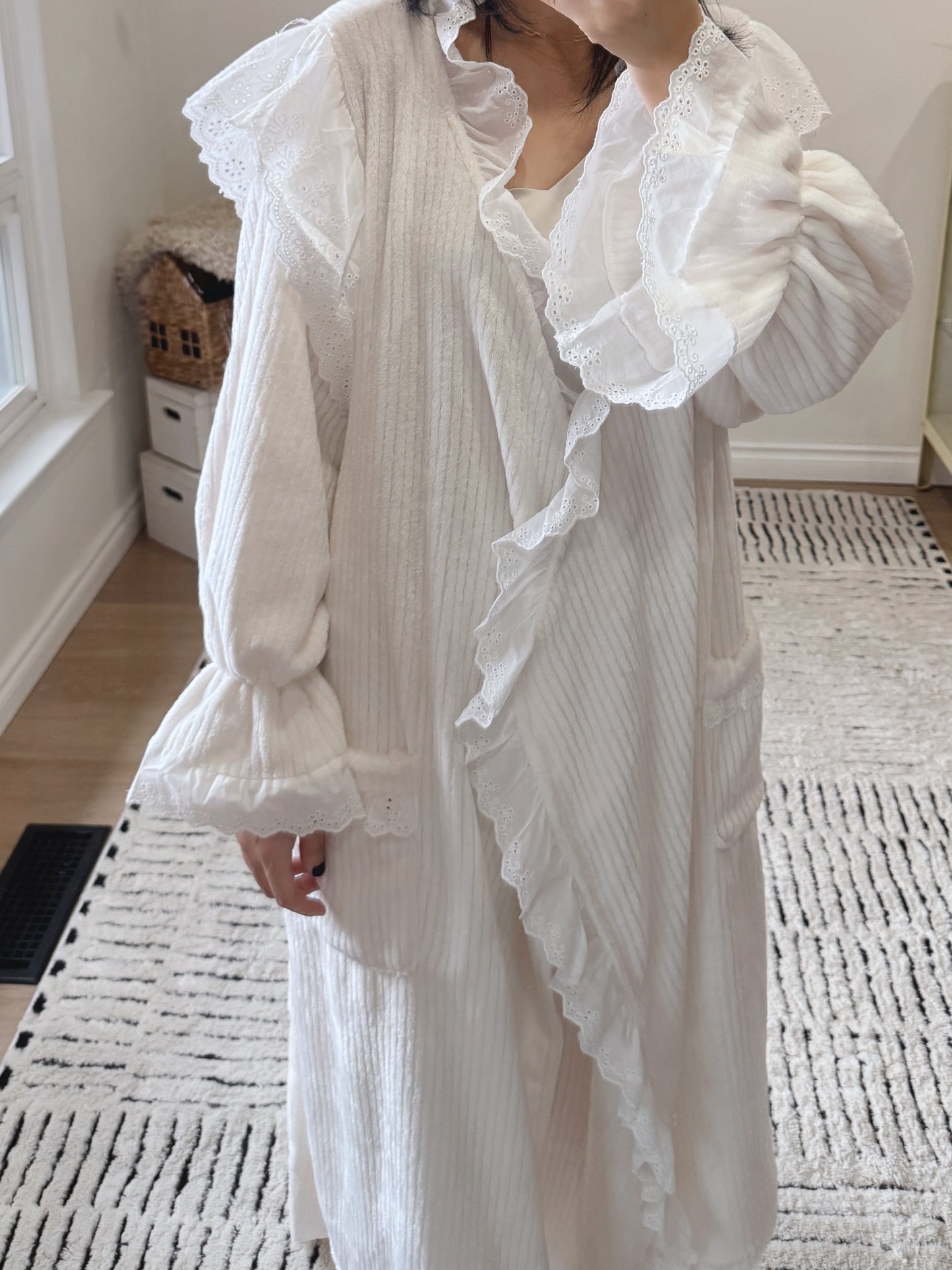 Ruffle Robe & pants