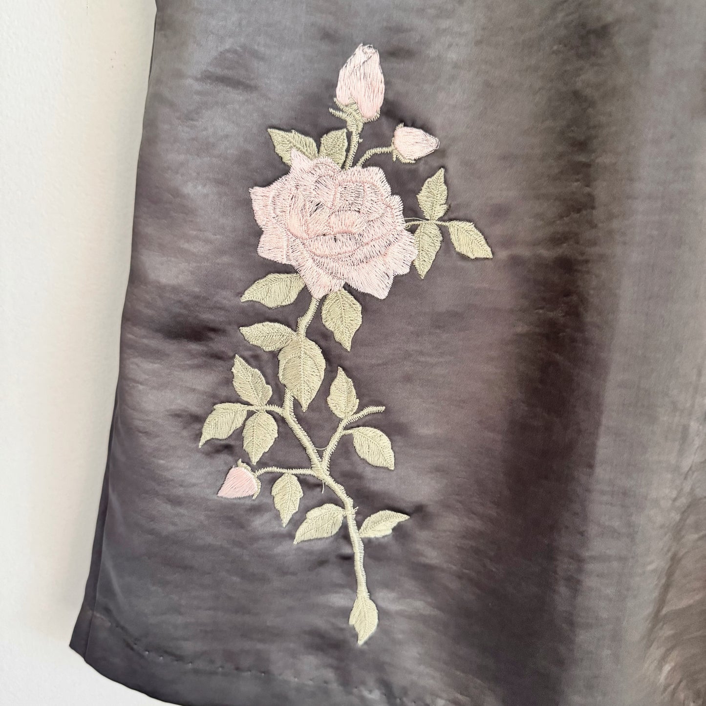 Embroidered Flower Skirt