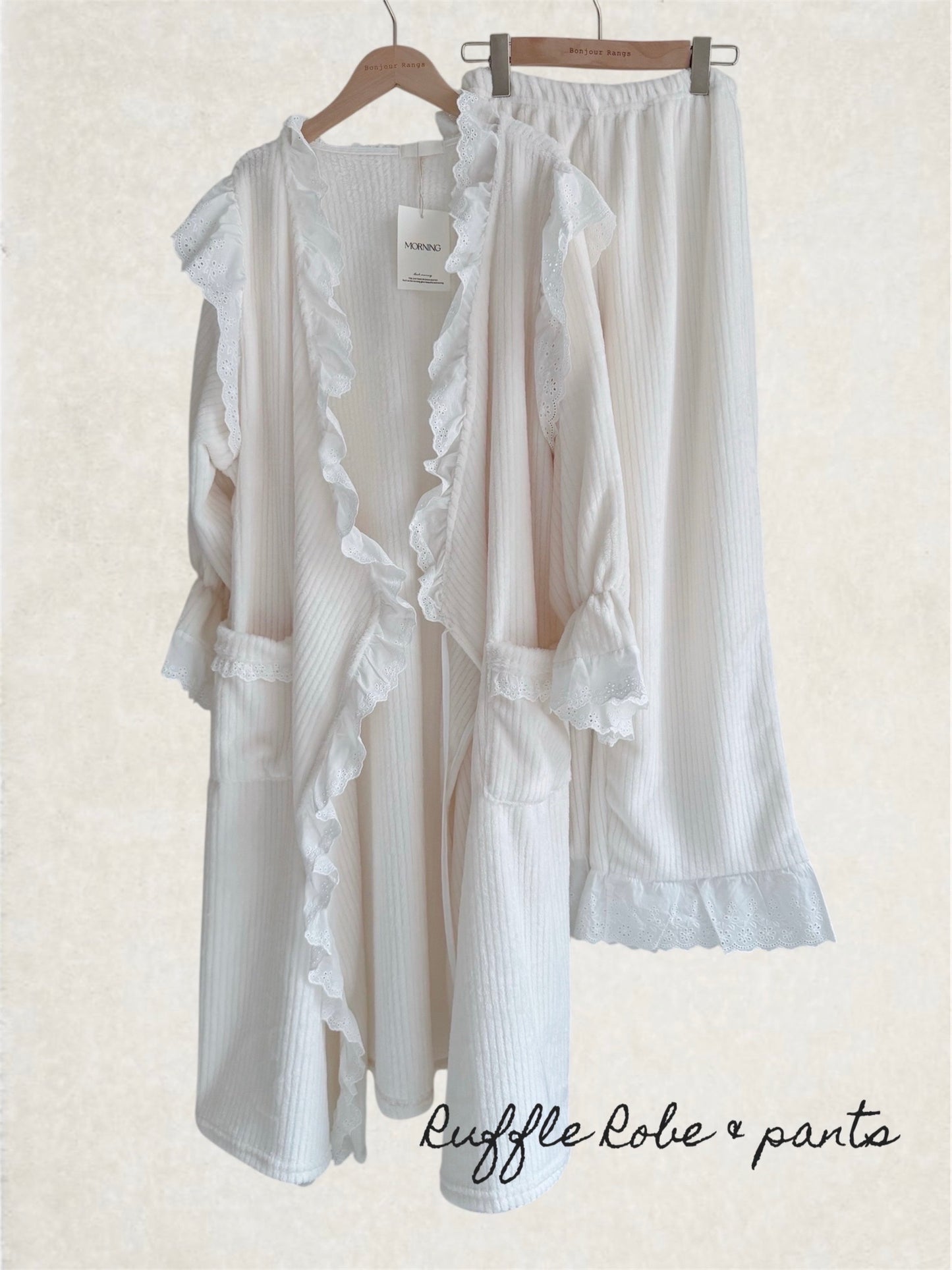 Ruffle Robe & pants