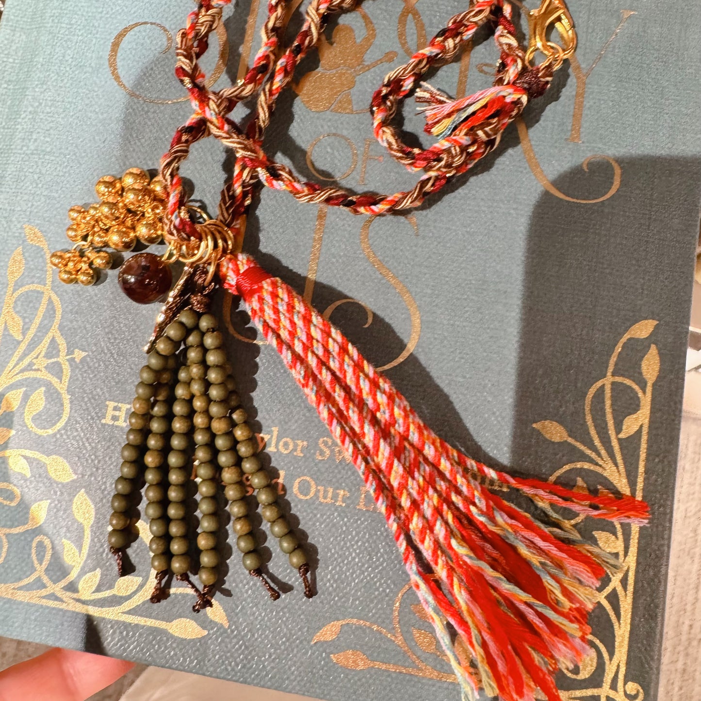 Boho Braided Tassel Necklace