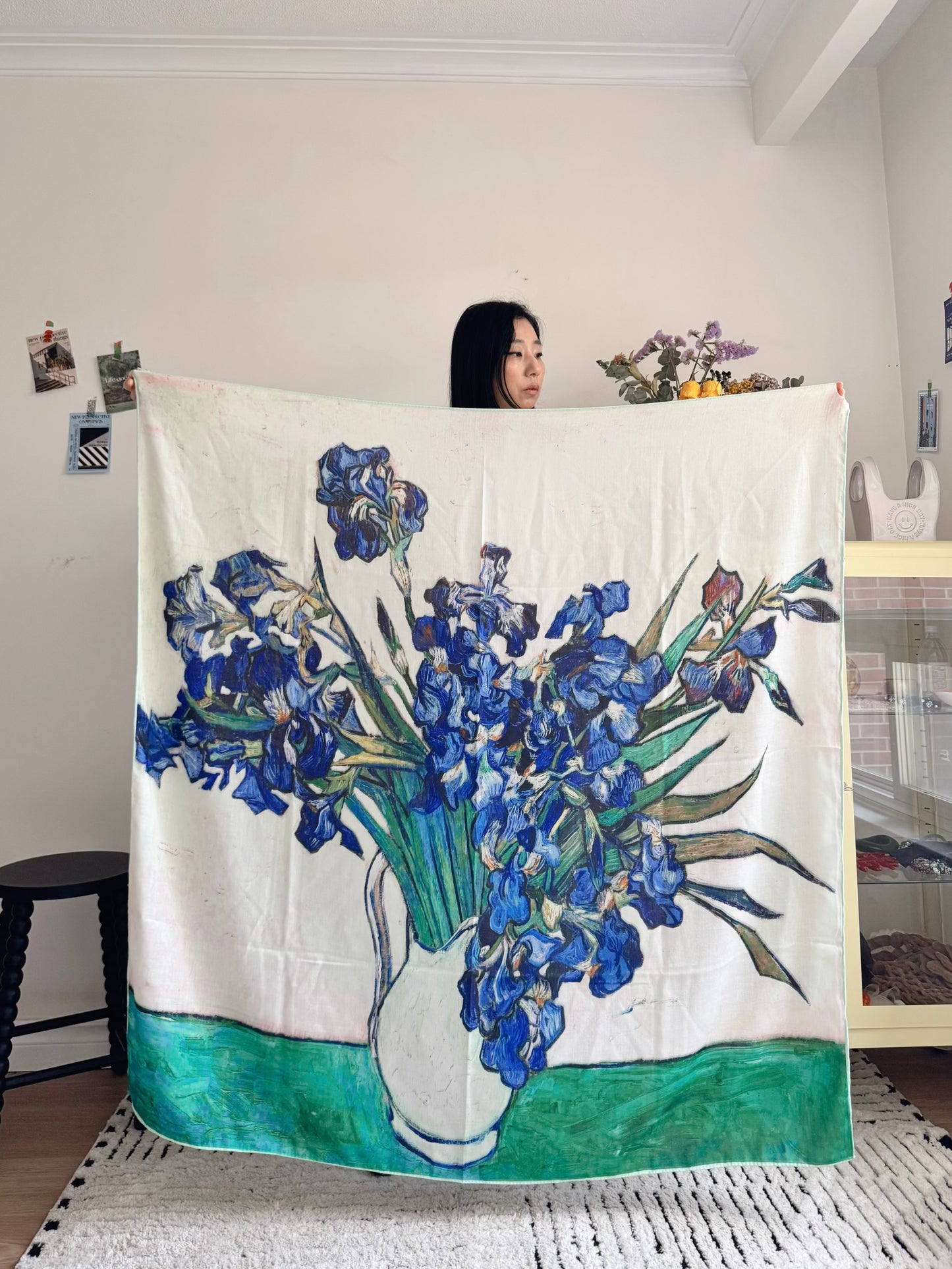 Iris Bloom Classic Scarf