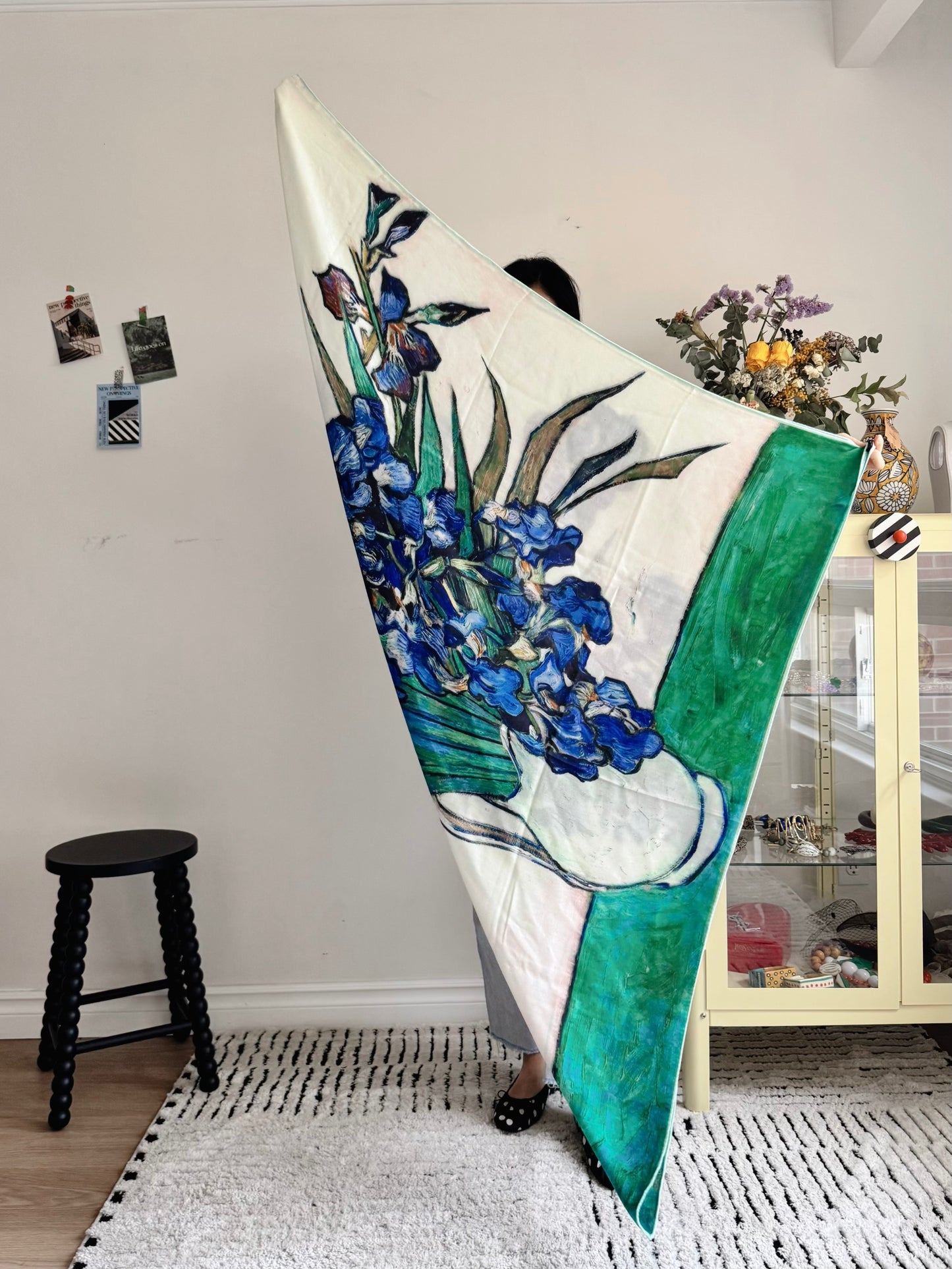 Iris Bloom Classic Scarf