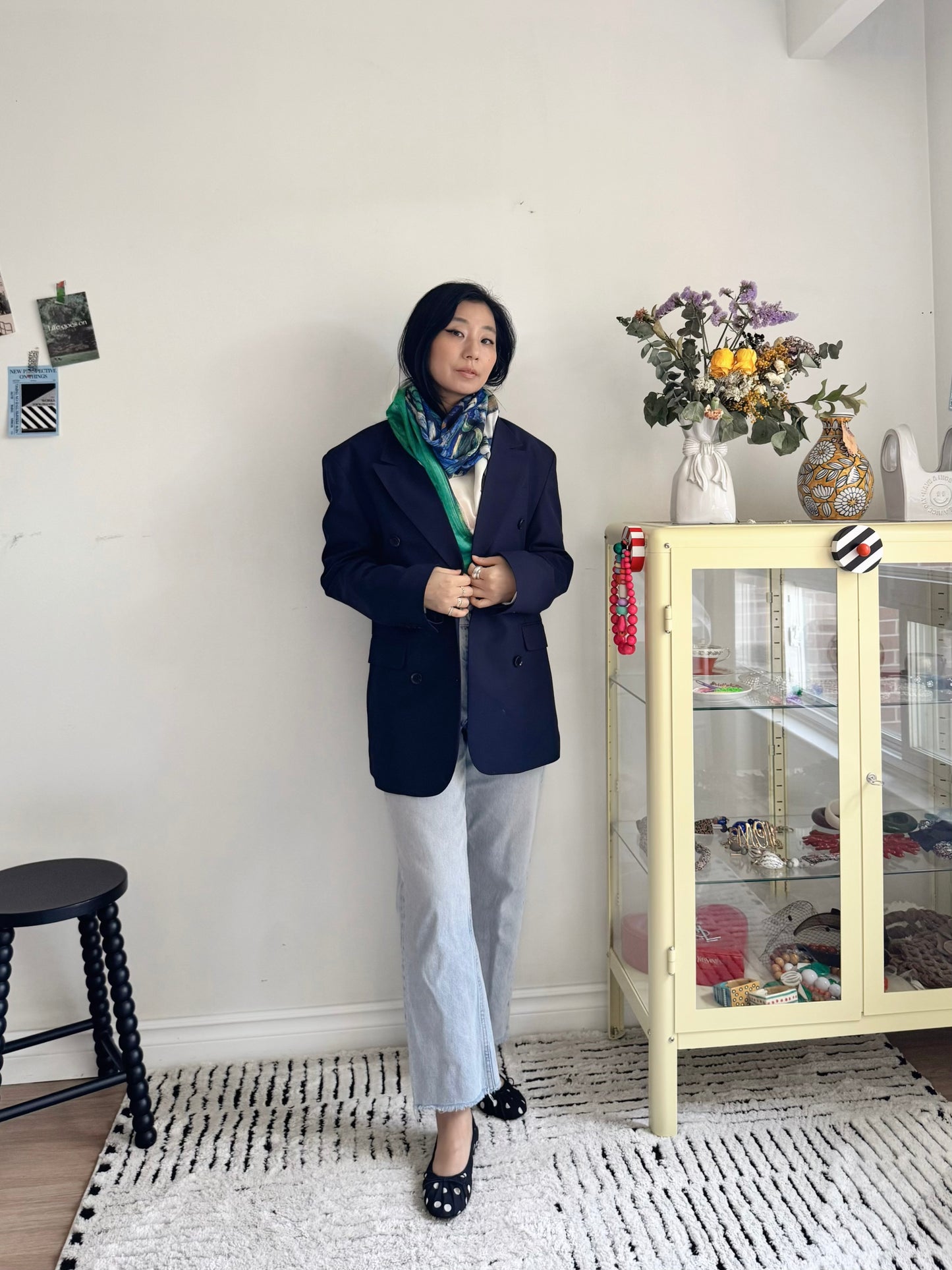 Iris Bloom Classic Scarf