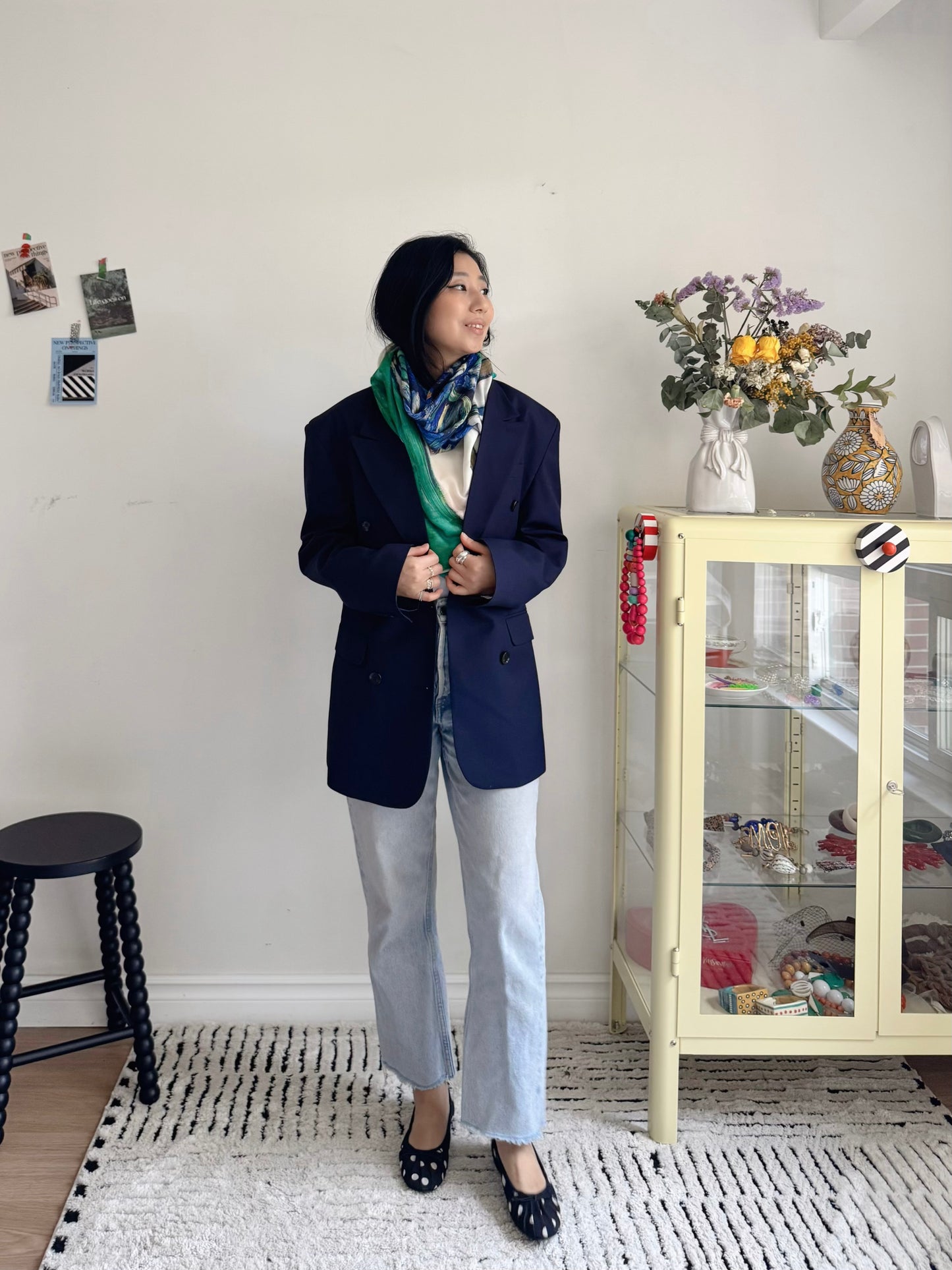 Iris Bloom Classic Scarf