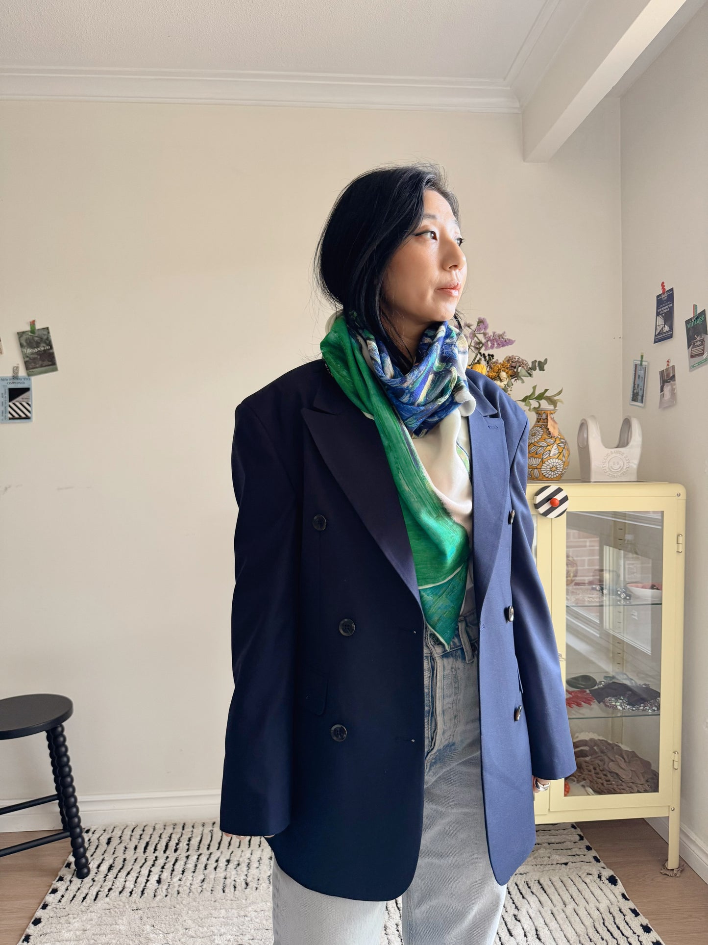 Iris Bloom Classic Scarf