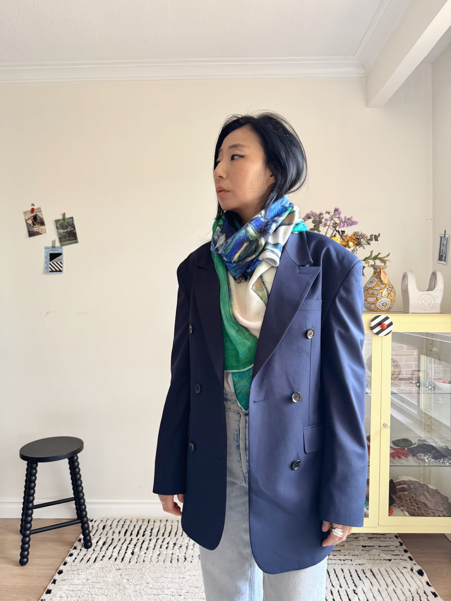 Iris Bloom Classic Scarf