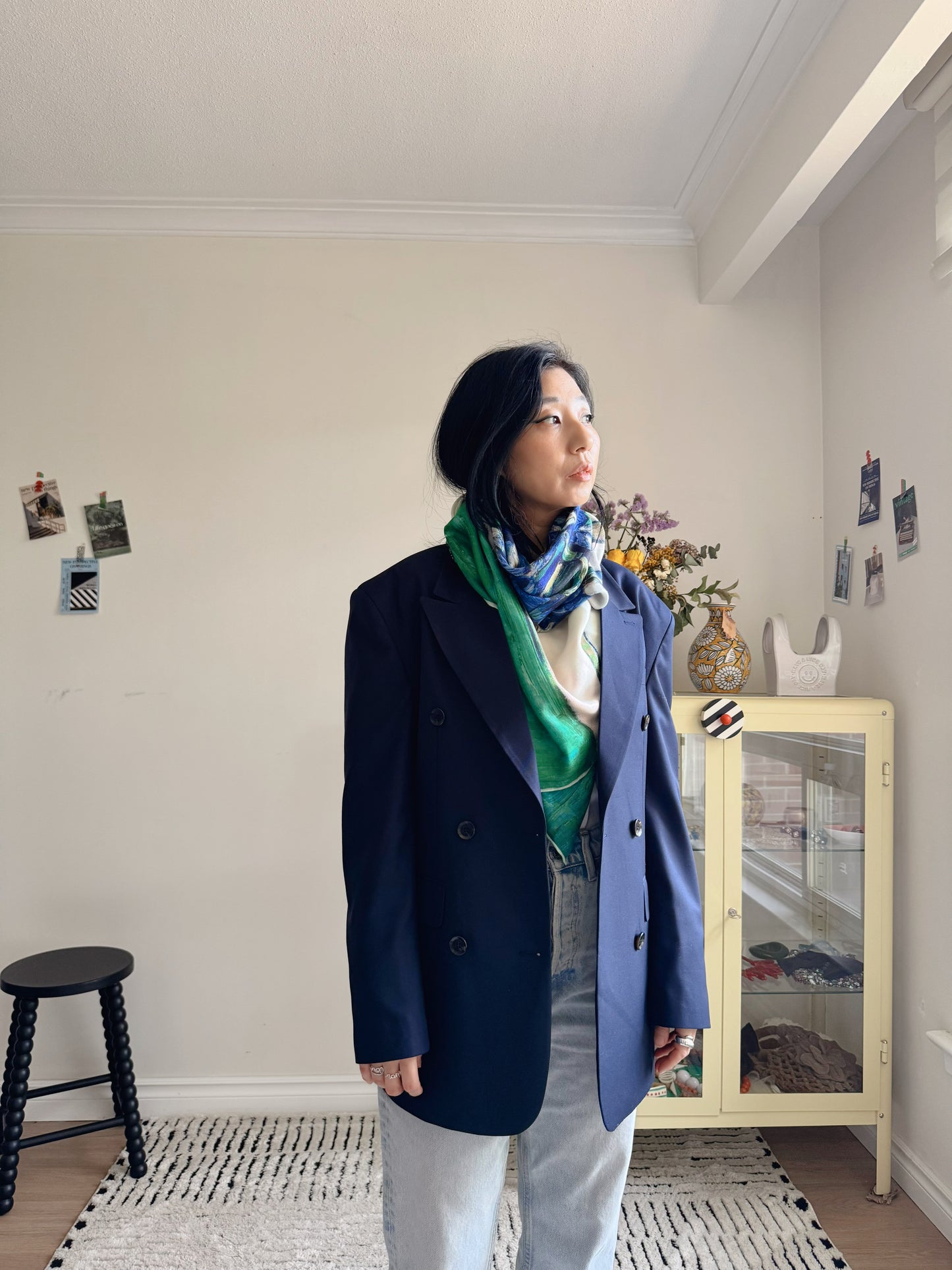 Iris Bloom Classic Scarf
