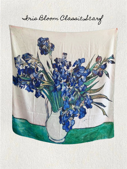 Iris Bloom Classic Scarf