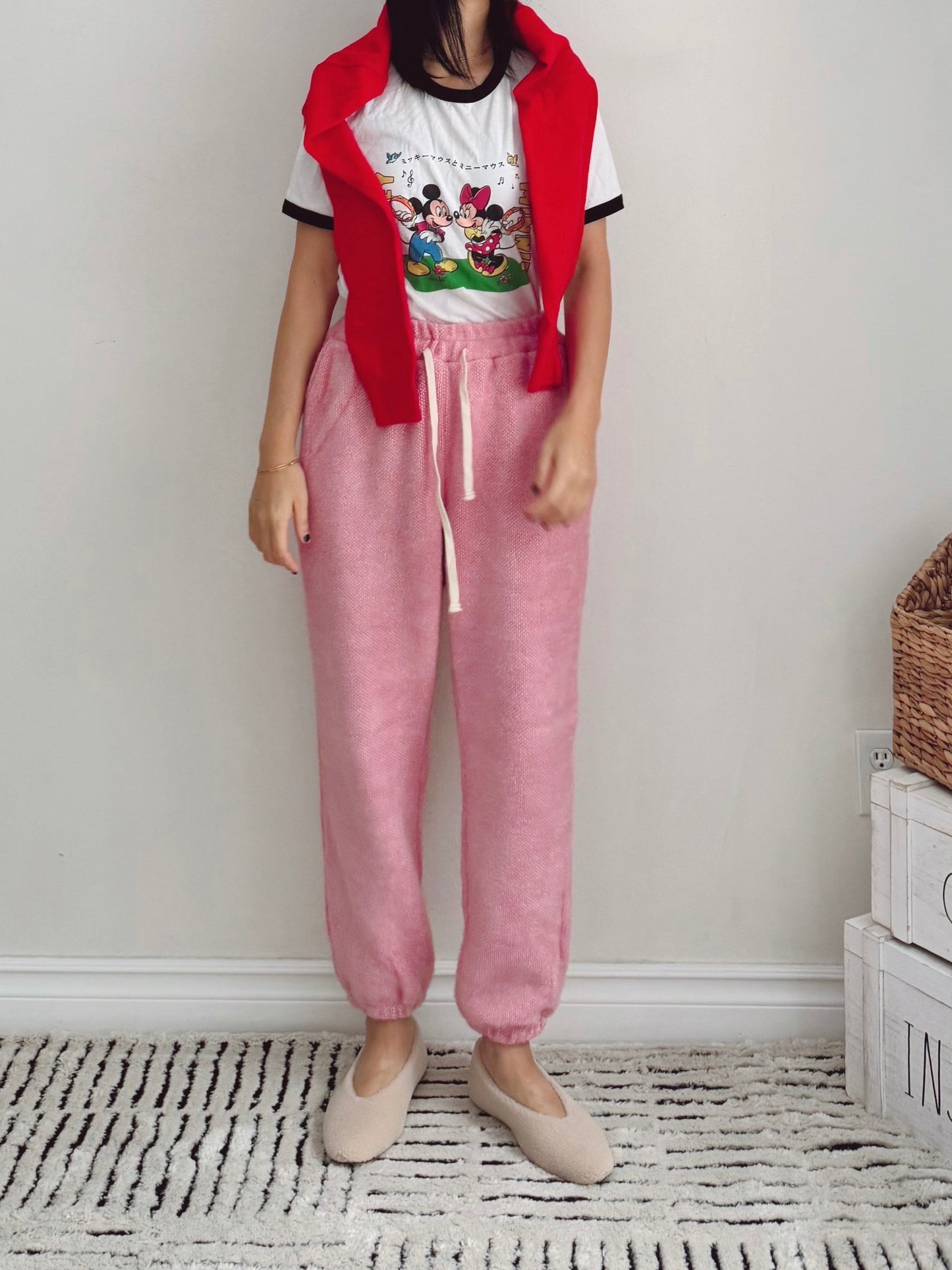 Cotton Candy Pants  (ivory,lemon,pink, blue )